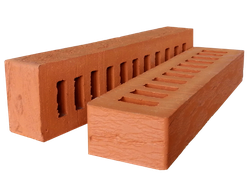 Кирпич красный rock 0.75 нф ригельный Красная гвардия