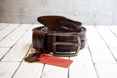 Ремень мужской LEGEND CLASSIC (100% натуральная кожа, Россия),  Цвет: Черный, Коричневый