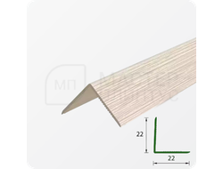 УГОЛ ДЕКОРАТИВНЫЙ 10Х10 УП 01-27.2700.501Л СЕРЕБРО (матовый)