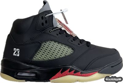 NIKE AIR JORDAN 5 BLACK С МЕХОМ (40-45)