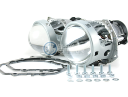 Комплект Hella 3R с рамками для замены штатных ксеноновых / галогенных линз автомобиля Subaru Legacy Outback B13 дорестайлинг (2003 - 2006)