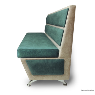 Кухонный ДИВАН "ФОРУМ-1МН", Зеленый/Слоновая кость