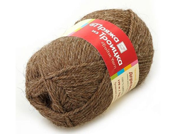 Пряжа для вязания Деревенька из Троицка Состав пряжи: 100% шерсть Длина нити (м): 170 Вес мотка (г): 100  цвет  цвет Натуральный т.серый