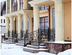 Ударопрочные, морозостойкие составные колонны из пенополистирола с покрытием смс