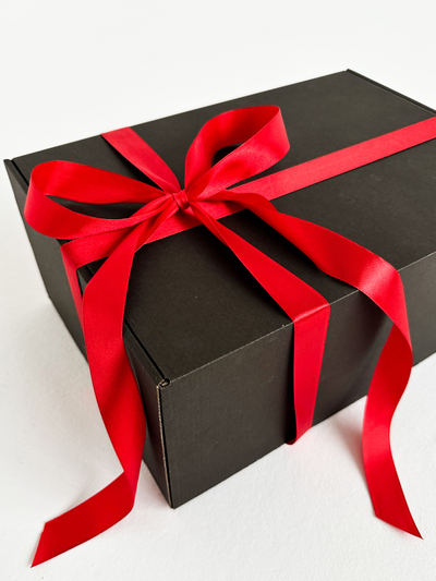 2 шт. - Подарочная коробка GILEV 37x26x12см с красной лентой и наполнителем