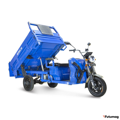 Грузовой электротрицикл Rutrike D5 1700 темно-синий