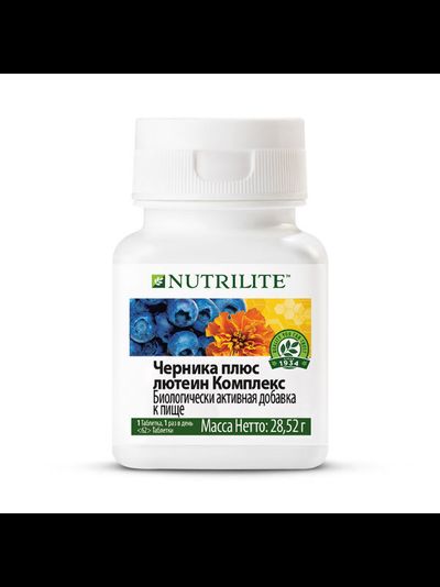 СОХРАНЕНИЕ ЗРЕНИЯ          Nutrilite™ Черника плюс лютеин, 62 таб.