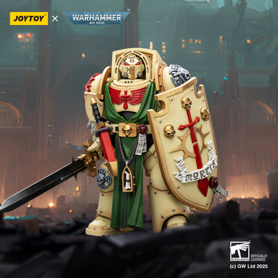 Рыцарь Крыла Смерти Темных Ангелов (Warhammer 40k) - КОЛЛЕКЦИОННАЯ ФИГУРКА 1/18 Dark Angels: Deathwing Knight 3 (JT02502) - JOYTOY