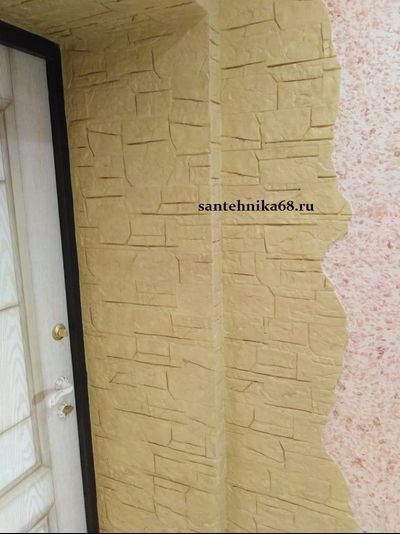 Декоративный гипсовый камень 23*6см толщина 1см г. Тамбов цена за 1 кв.м