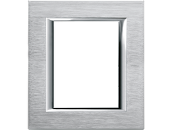 HA4826CR Bticino, Axolute, Рамка 3+3 модуля, прямоугольная, хром