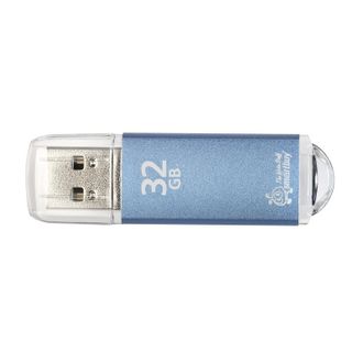 Флеш-память Smartbuy V-Cut, 32Gb, USB 2.0, синий, SB32GBVC-B