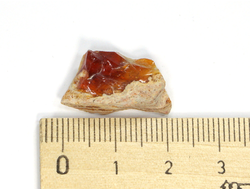 Опал огненный, Казахстан (21*12*7 мм, 1,7 г) №21580