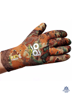 Перчатки неопреновые 5мм AquaDiscovery Camostretch GREEN р.M