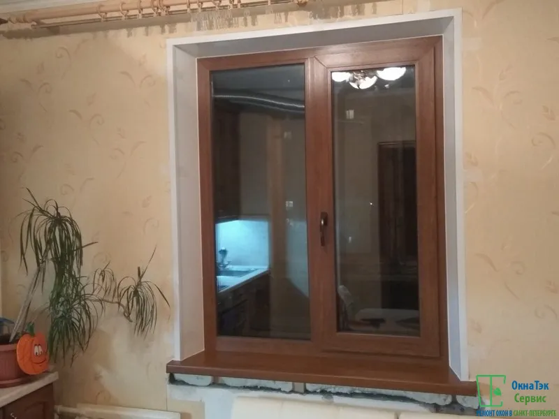 Готовое двухстворчатое окно