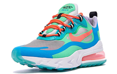 цена на женские кроссовки Nike Air Max Womens 270 React 'Electro Green Lagoon' AT6174-300