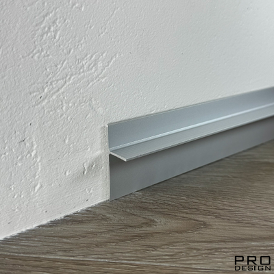 Теневой плинтус скрытого монтажа Pro Design Panel 7208 Анодированный