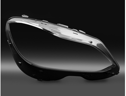 Стекло для фары Mercedes-Benz W212 (2014-2015 г.в.) рестайлинг, комплект (левое+правое)