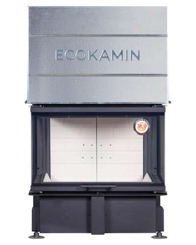 Каминная топка Дельта 800 три стекла принтинг, Экокамин (Россия)