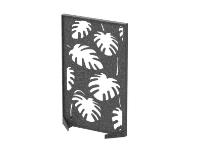 Перегородка прямоугольная с декором "Пальмы"