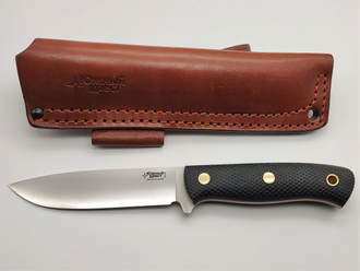 Нож Скаут L линза сталь VG10 чёрная микарта