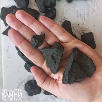 Шунгит необработанные природные камни (мстр. Карелия), цены в описании