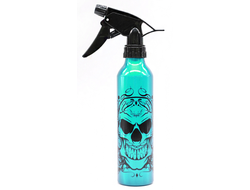 Алюминиевый спрей-батл AVA Skull Tattoo Bottle turquoise