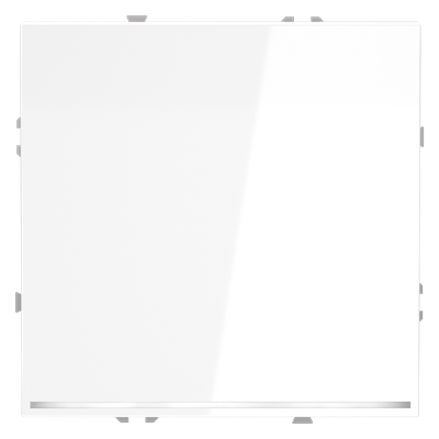 VLS010401 Выключатель проходной одноклавишный с подсветкой, белый глянцевый-2