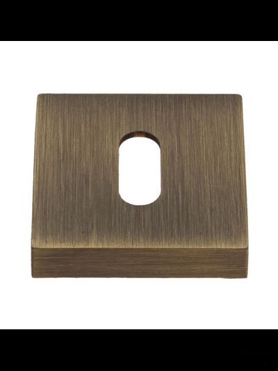 Накладка под ключ буратино на квадратном основании Fratelli Cattini KEY 8-BY матовая бронза 2 шт.