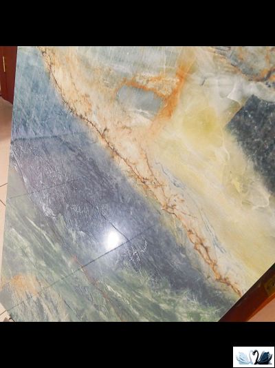 Керамогранит Fusure Ceramic FSS12041 60х120 см зеленый глянцевый