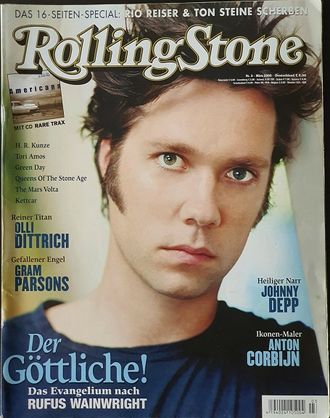Rolling Stone Germany Magazine March 2005 Rufus Wainwright Cover Иностранные музыкальные журналы