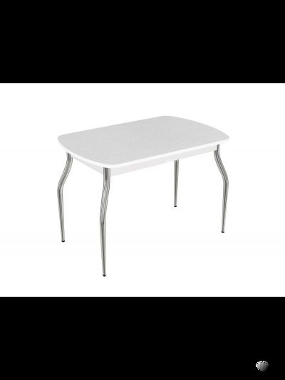 Стол кухонный "Пластиковый", подстолье Изогнутое разные цвета