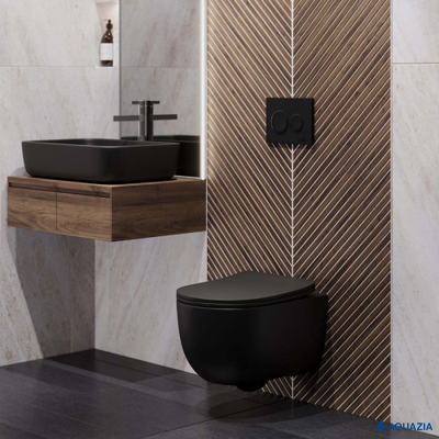 Инсталляция VISAM SLIM 525 для подвесного унитаза (O5 Soft Touch черная)