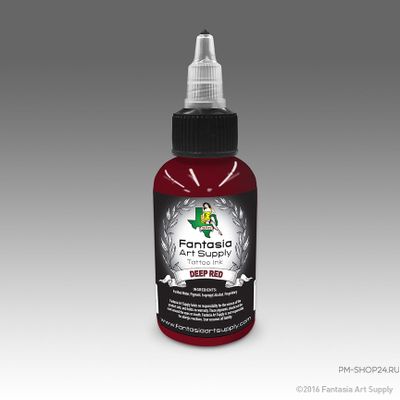 Тату-краска Fantasia Deep Red 8 Oz (240 мл) - pm-shop24.ru