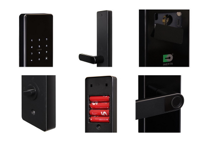 Биометрический врезной дверной замок Smart lock R06 с нажимной ручкой