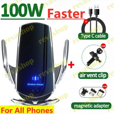 Беспроводная зарядка, 100 Вт, держатель для телефона, зарядка для телефона, беспроводной зарядный до