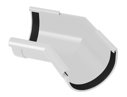 GIZA УГОЛ ЖЕЛОБА ВНУТРЕННИЙ 135°, ЦВЕТ БЕЛЫЙ