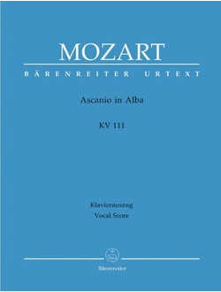 Mozart. Ascanio in Alba KV111 Klavierauszug (dt/it)