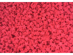 0102 Конд. посыпки сах. дек. матов. "Звездочка", Красная, 5мм, 1кг