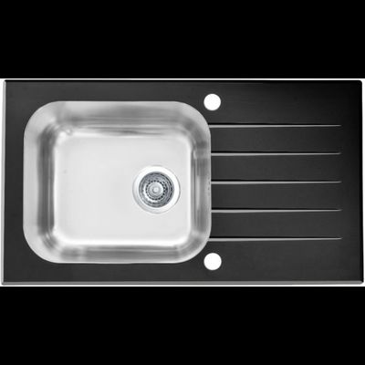 Мойка Alveus Vitro 20 черное стекло