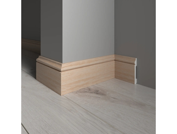 Напольный плинтус Decor-Dizayn 005-76SH, влагостойкий, ударопрочный, 2,4 метра