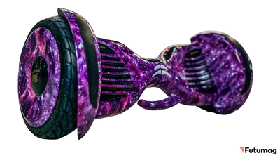 Гироскутер Mersi 10,5" Smart Balance Wheel фиолетовый космос