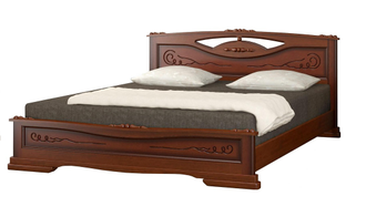 Кровать Елена - 3 (Браво мебель) (размер - на выбор)