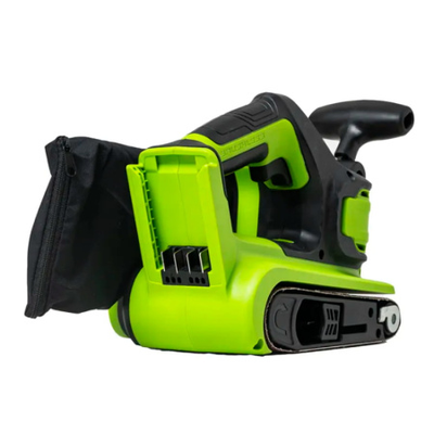 Ленточная шлифовальная машина аккумуляторная Greenworks G24BS, 24V, АКБ 2 Ач, ЗУ