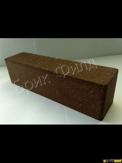 Кирпич облицовочный "Брусок" шоколад