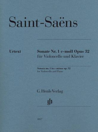 Saint-Saens, Camille Sonata no. 1 in c minor op. 32 for Violoncello and Piano