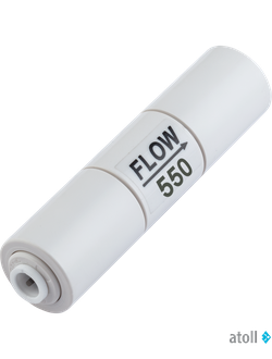 Ограничитель потока atoll DR550-Q 1/4"OD, QC (быстроразъемное присоединение) (Z-FR-Q550)