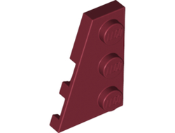 Wedge, Plate 3 x 2 Left, Dark Red (43723 / 4224297 / 6267490)