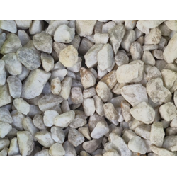 Белая мраморная крошка, фракция 5-10 мм