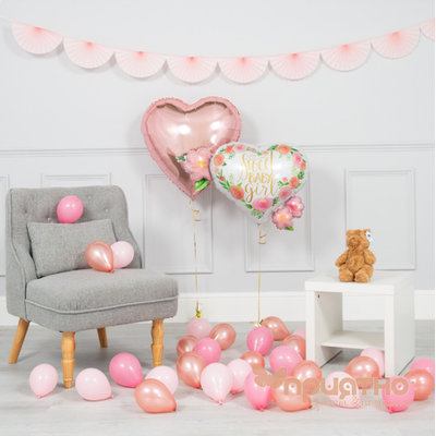 СЕТ ИЗ ВОЗДУШНЫХ ШАРИКОВ "Sweet Baby Pink"