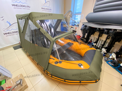 Тент ходовой Таймень NX 3600 PRO MAX вид издалека